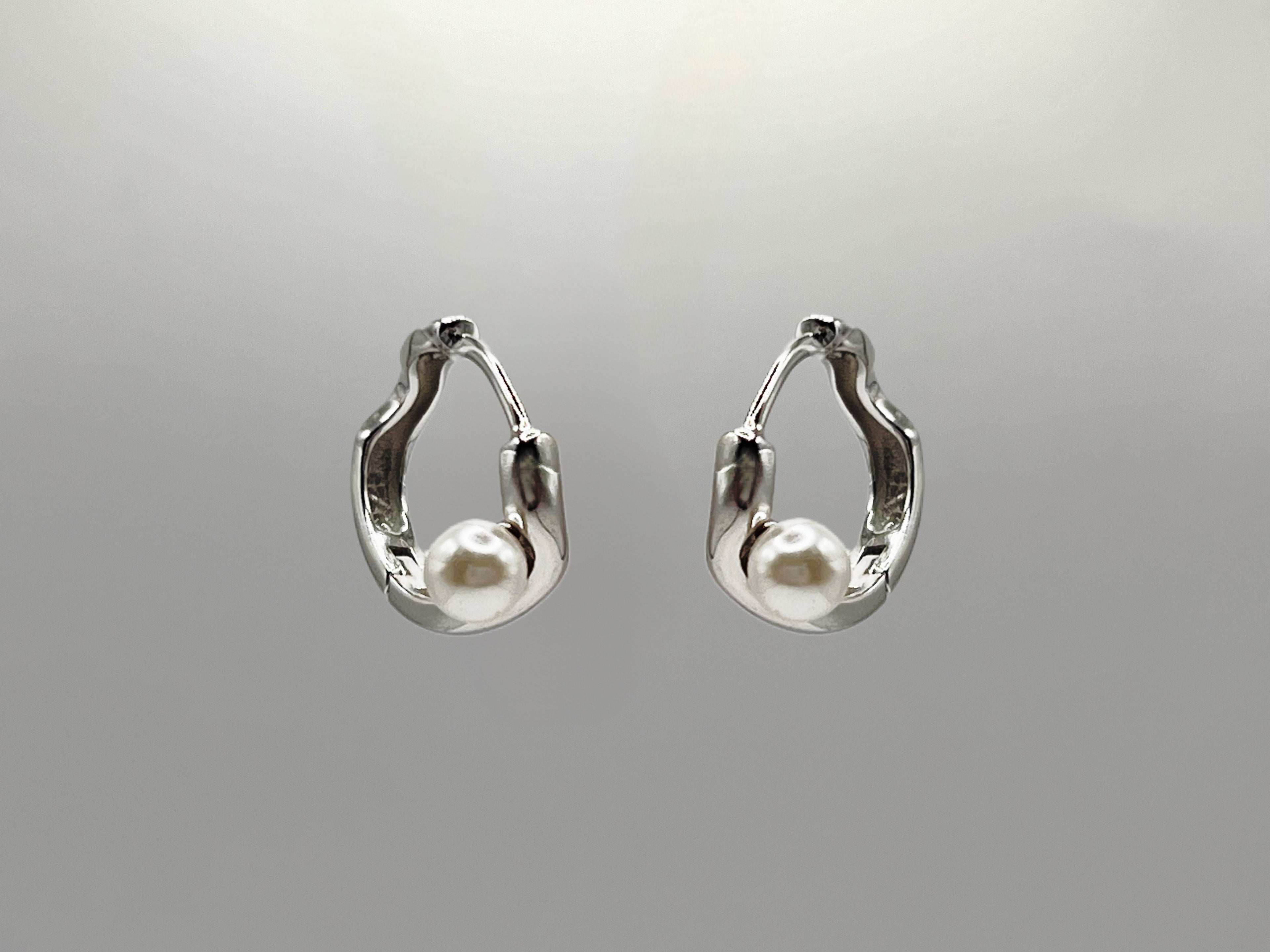 Wave Pearl Øreringer